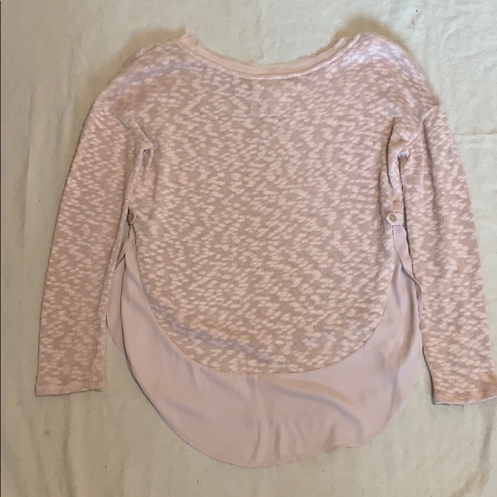 Anthropologie Deletta Blush Sweater top XS - Picture 7 of 8